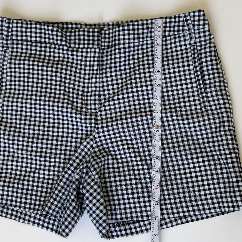 Anne Klein Black and White Gingham Shorts - Picture 6 of 6